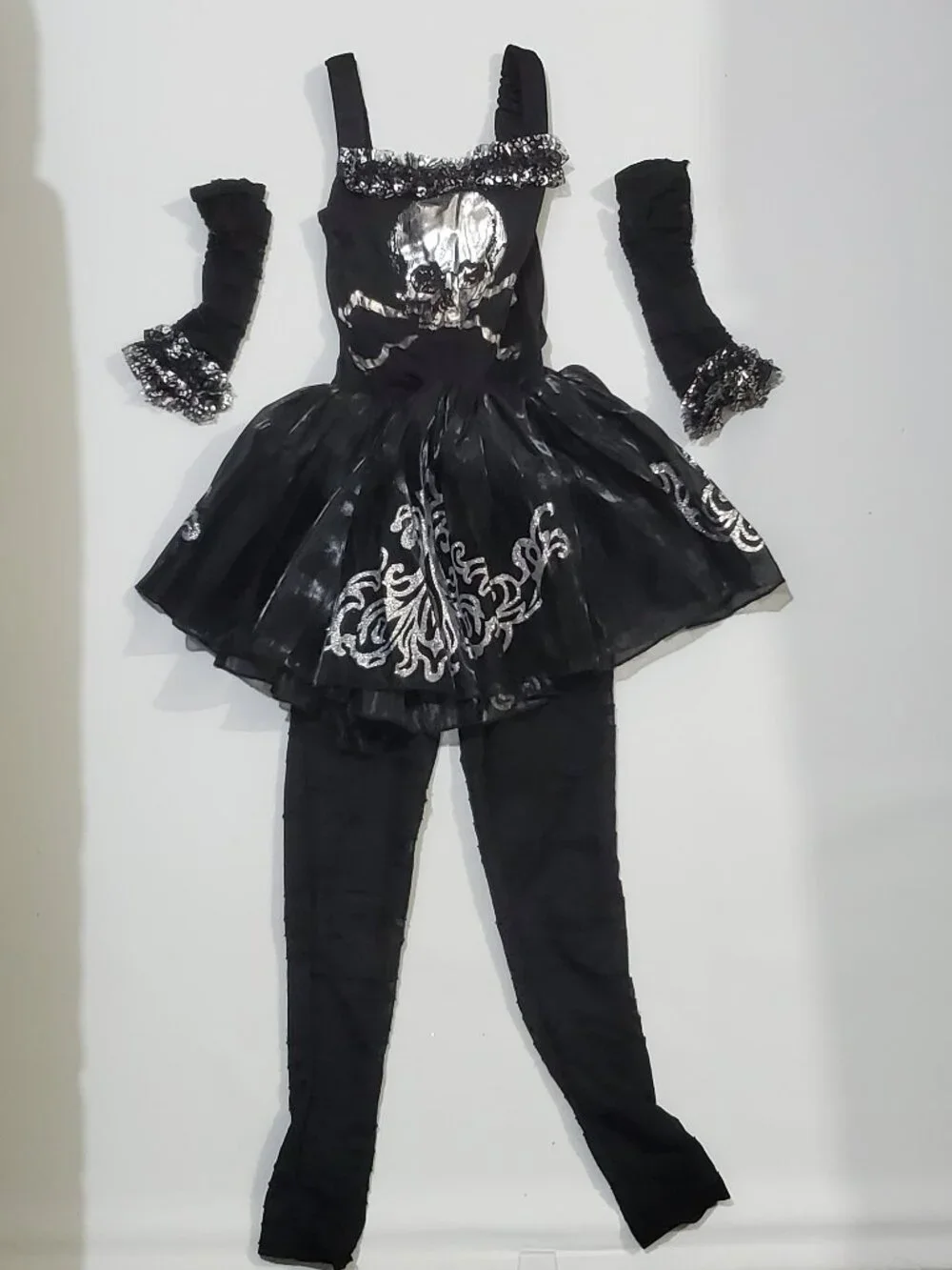 Zombie Ballerina Costume Girls Medium(12-14) Zomberina Dress Halloween